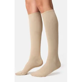 NUR DIE Kniestrümpfe Fit & Vital 7 Paar Beige 36-38