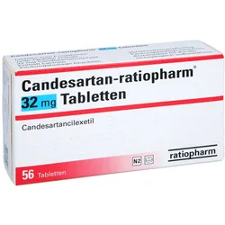 Candesartan-ratiopharm 32 mg Tabletten 56 St