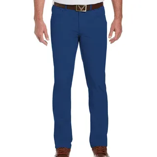 Callaway Herren EverPlay 5-Pocket-Golfhose mit Komfortbund, bügelfreies Stretchgewebe, feuchtigkeitsableitend, nach unten konisch verjüngt (Hose), Deep Navy Htr, 40W / 34L