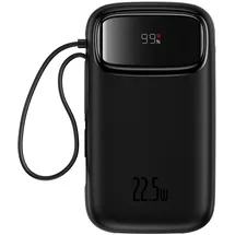 Baseus QPOW 2 10000 MAH 22.5 W, Lithium, Schwarz