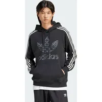 Adidas Classic Mono Graphic Hoodie Black S