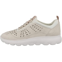 GEOX Damen D SPHERICA Sneaker, Off White, 38 EU