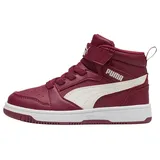 Puma Rebound V6 Mid Kinder team regal rot/warm weiß/puma weiß 29