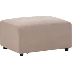 Ottomane KOHLO Stoff Taupe