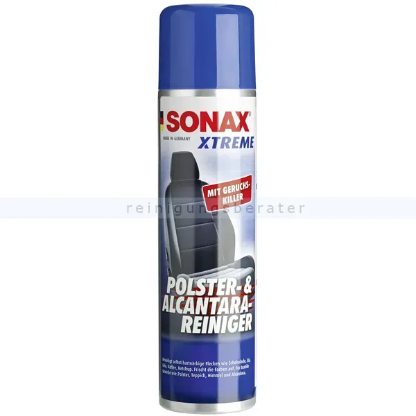 Fleckenentferner SONAX XTREME Polster- & Alcantara Reiniger 400 ml reinigt gründlich und schonend alle Textilien im Innenraum