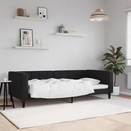 vidaXL Tagesbett 90 x 190 cm Schwarz