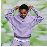 adidas Kapuzensweatshirt ADIDAS SPORTSWEAR "J Z.N.E. HD" Gr. 140, lila (preloved fig) Kinder Sweatshirts