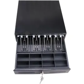 Blitzkasse Touch-Kassenlade iQCash350TU 35x40x10cm mit Untertischhalterung, Kassenschublade Geldlade, Geldschublade