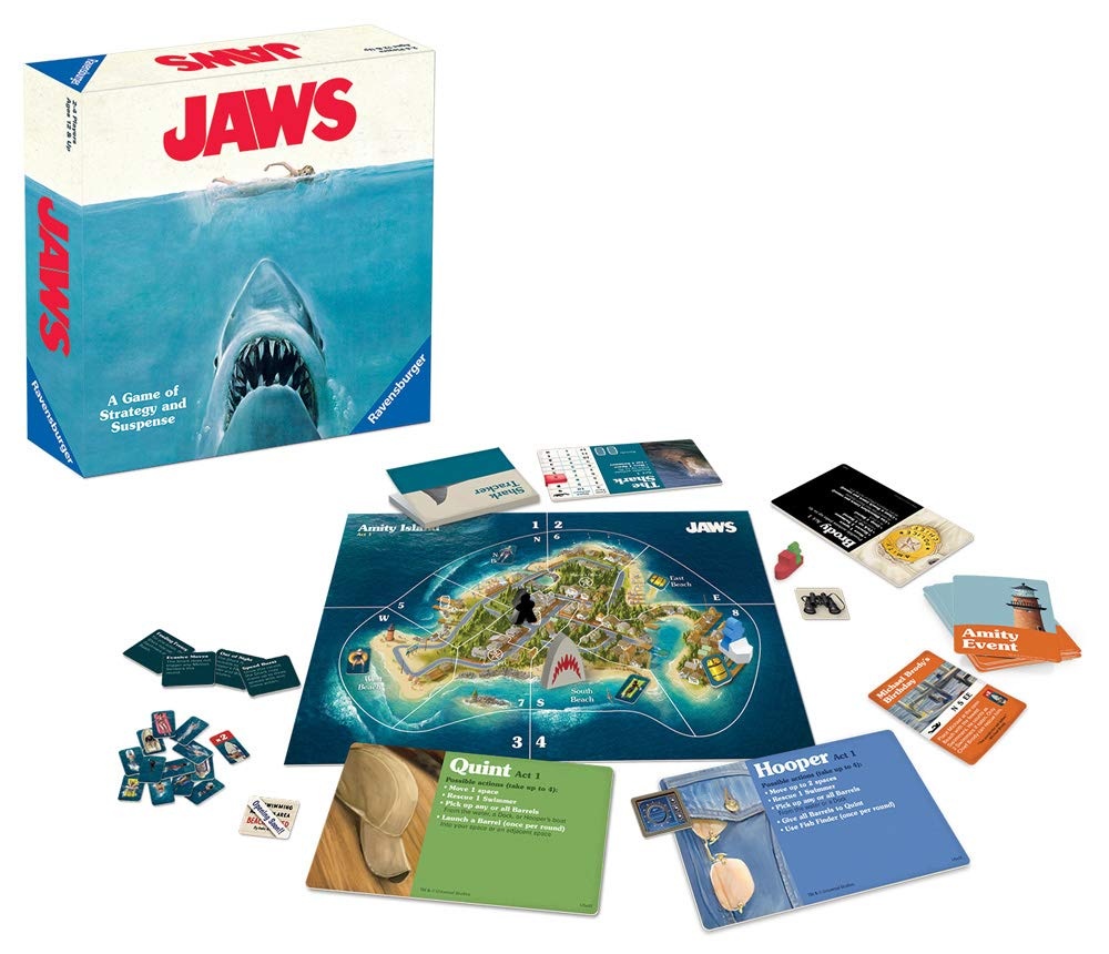 Ravensburger Jaws Immersive Strategy Board Games for Adults & Kids Age 12 Years Up - 2 to 4 Players