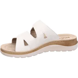 ROHDE Damen Pantolette mit Blumendruck und Lederdecksohle Baviera 1302, Größe:41 EU,
