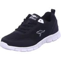 KangaROOS K-RF Bethy Sneaker, Jet Black/White, 38