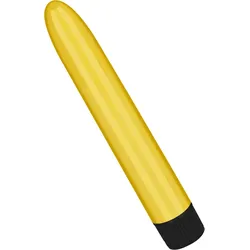 Kraftvoller Vibrator, 17,5 cm, gelb