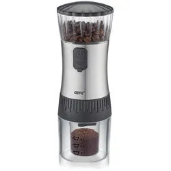 GEFU Akku Kaffeemühle POLVE mit USB-Kabel zum Aufladen