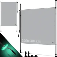 Kesser Windschutz 200 x 310 cm grau wasserfest