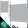 Kesser Windschutz 200 x 310 cm grau wasserfest
