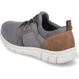 Rieker Herren B7796 Slipper, Grau, 42 EU