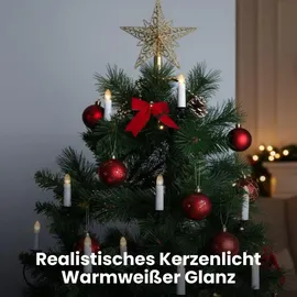 Best Season Kerzenlichterkette LED 17 m Weiß