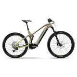 Haibike AllMtn 3 Yamaha 720Wh Elektro Fullsuspension Mountain Bike Glossy Coffee/Green/Blue | M/44cm