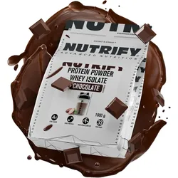 NUTRIFY Whey Proteinpulver Isolat Schoko 1kg BT