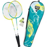 Talbot Torro Schildkröt 449412 - Talbot-Torro Badminton-Set 2-Fighter, 2-Player Set, Kinder-Federball-Set