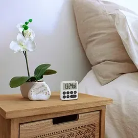 TFA Digitaler Timer Kurzzeitmesser bis 99h/59min/59s weiß