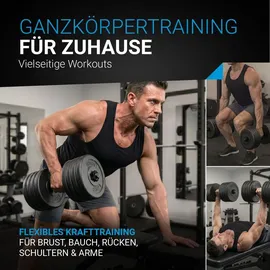ArtSport Hantelset 40 kg Kurzhantelset 2er Set schwarz