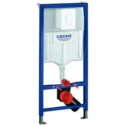 Grohe Wand-WC-Element Rapid SL Projekt BH 1,13 m, Betätigungsplatte alpinweiß