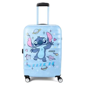 American Tourister Wavebreaker Disney 4-Rollen 67 cm / 64 l blau/silber