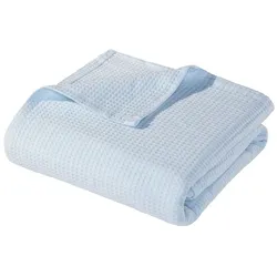 WOHNWOHL® Babydecke Waffelpiqué aus 100% Baumwolle • 70x110 cm • Erstlingsdecke • Kuscheldecke • Baby Decke • Kinderwagen • versch. Farben
