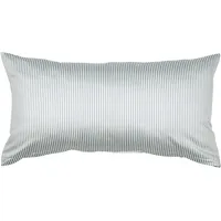 JANINE Streifen-Bettwäsche modern classic salbeigrün Kissenbezug einzeln 40x80 cm