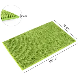 WohnDirect Badteppich PARIS Grün 120 x 70 cm