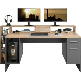 bega office Gaming Desk 39-269-T3 grau/artisan eiche