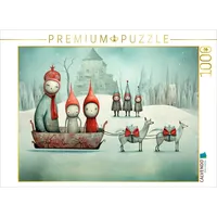 Calvendo Puzzle Polarexpress 1000 Teile Lege-Größe 64x48cm Foto-Puzzle für