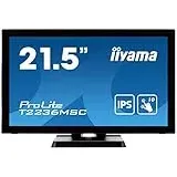 iiyama Prolite T2236MSC-B3 54,7 cm 21,5" IPS LED-Monitor Full-HD 10 Punkt Multitouch kapazitiv VGA HDMI DP USB3.0 schwarz