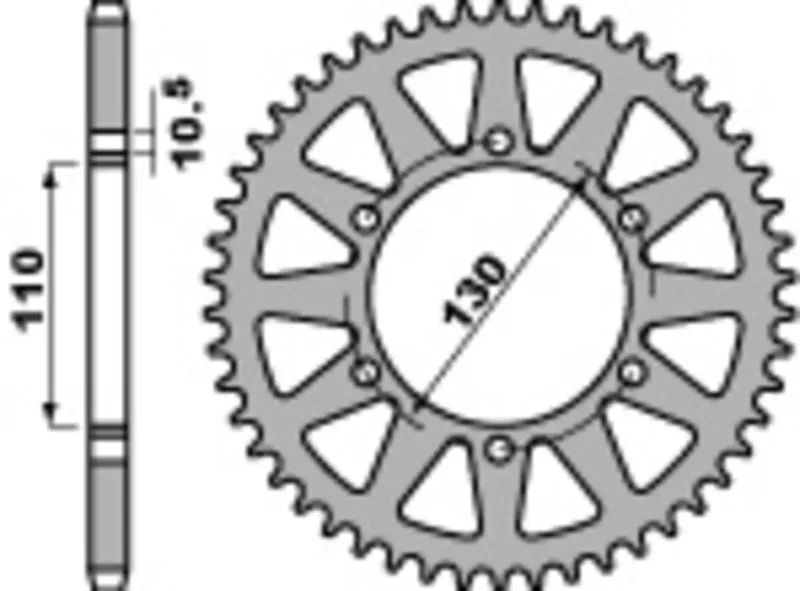 PBR Standard C45 Stahl Ritzel 504 - 520