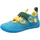 Affenzahn Halbschuh Knit Happy Kreativ Bär für Kinder, blau, Größe 34 EU