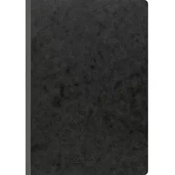 BRUNNEN Notizbuch DIN A4 Kariert Softcover Softcover Schwarz Nicht perforiert 192 Seiten 96 Blatt