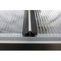 Vitavia Windsicherung für Gewächshausplatten,schwarz,4 mm