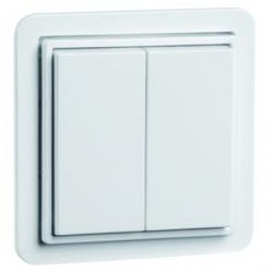 Peha - EnOcean Easyclick-Wandsender STANDARD, 4 Kanal, reinweiß, neutral