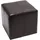 MCW Sitzhocker Carrara Kunstleder 36 x 36 x 36 cm Braun
