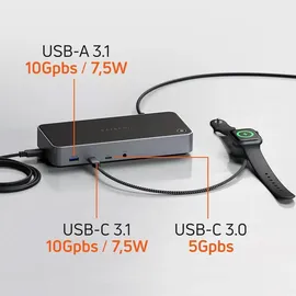Satechi USB-C® Dockingstation ST-D4KTM-EU