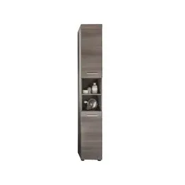 trendteam Runner Hochschrank 30 x 190 x 31 cm Grau Holz