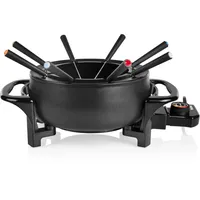 Tristar Fondue 1000 W, Antihaftbeschichtung, 8 Personen, 1,5 L für bis zu reinigen