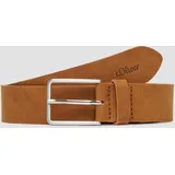 s.Oliver Herrengürtel Leder/Veloursleder braun 105