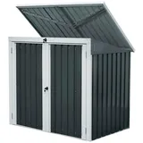 Home Deluxe Basura für 2 Tonnen 158 x 101 x 134 cm grau