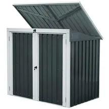 Home Deluxe Basura für 2 Tonnen 158 x 101 x 134 cm grau