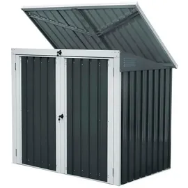 Home Deluxe Basura für 2 Tonnen 158 x 101 x 134 cm grau