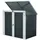 Home Deluxe Basura für 2 Tonnen 158 x 101 x 134 cm grau