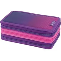 Herlitz Schüleretui TriCase 31-teilig Dip Dye Pink/Purple