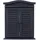 Mendler Wandspiegel Spiegelfenster 53 x 42 cm Silber